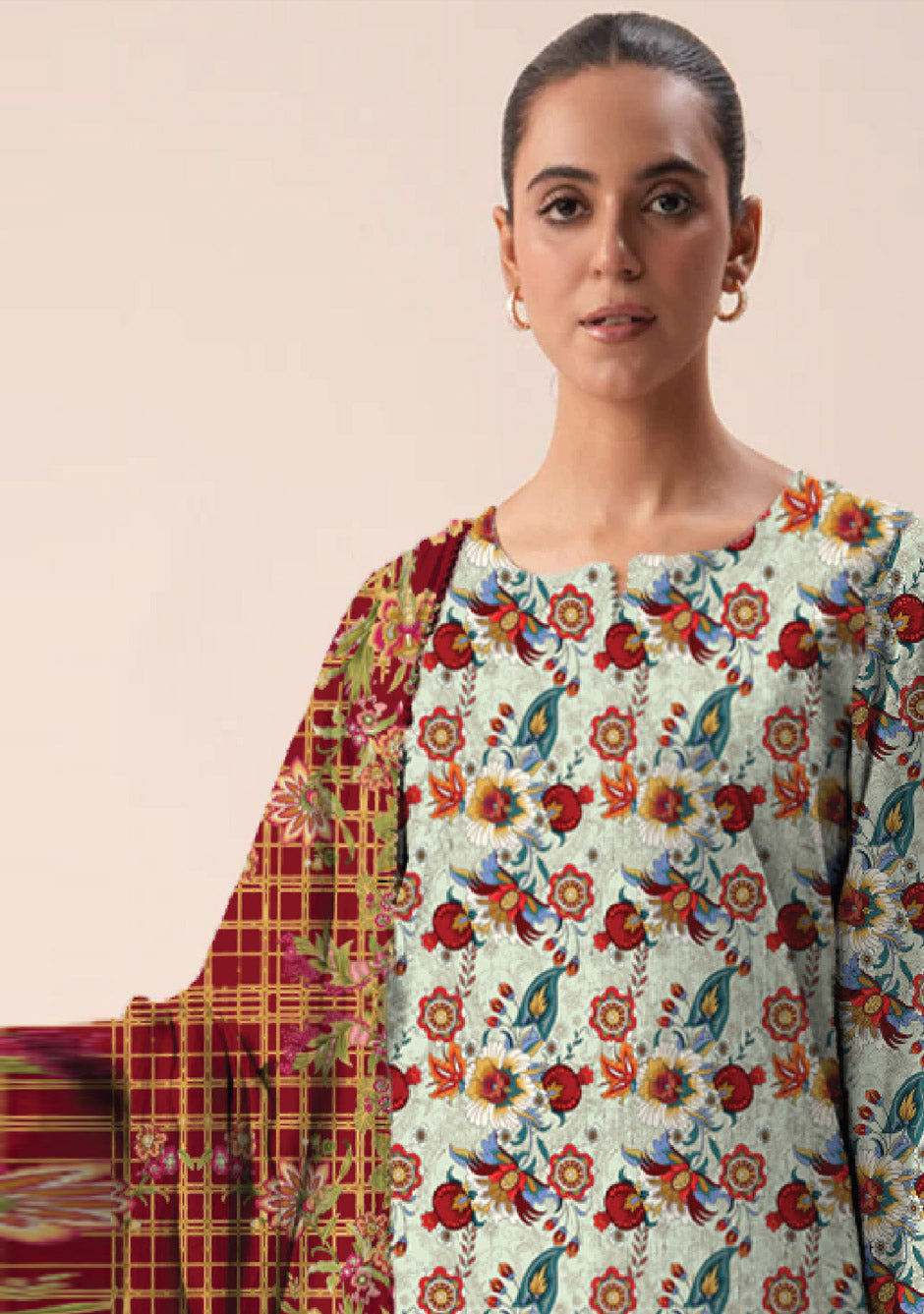 Digital Printed Lawn Collection 3 Piece NG-149