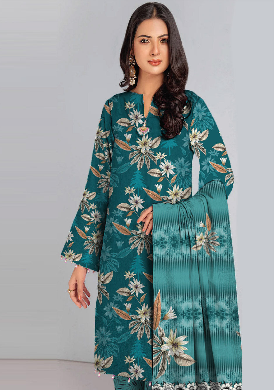 Digital Printed Lawn Collection 3 Piece NG-148