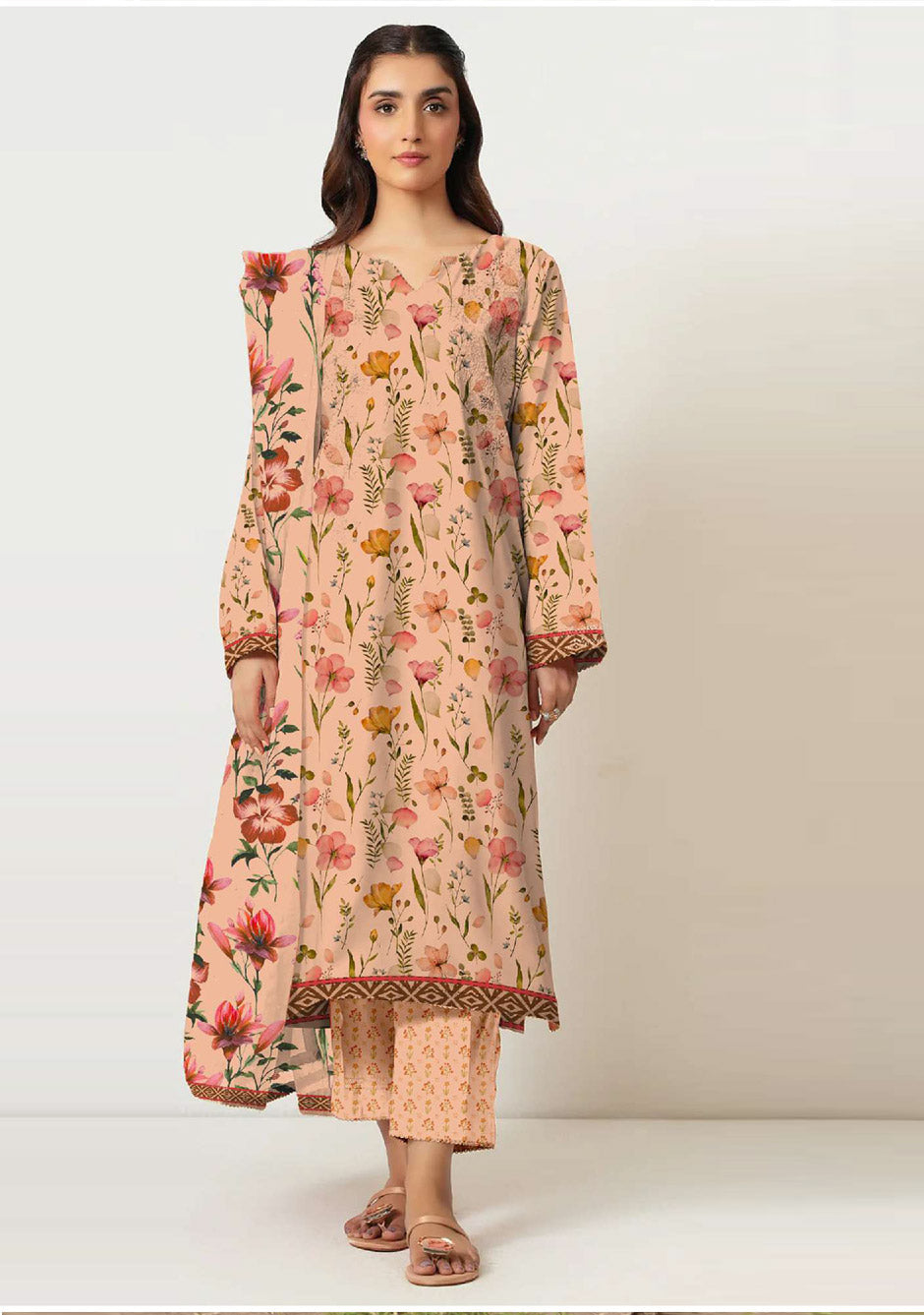 Digital Printed Lawn Collection 3 Piece NG-137