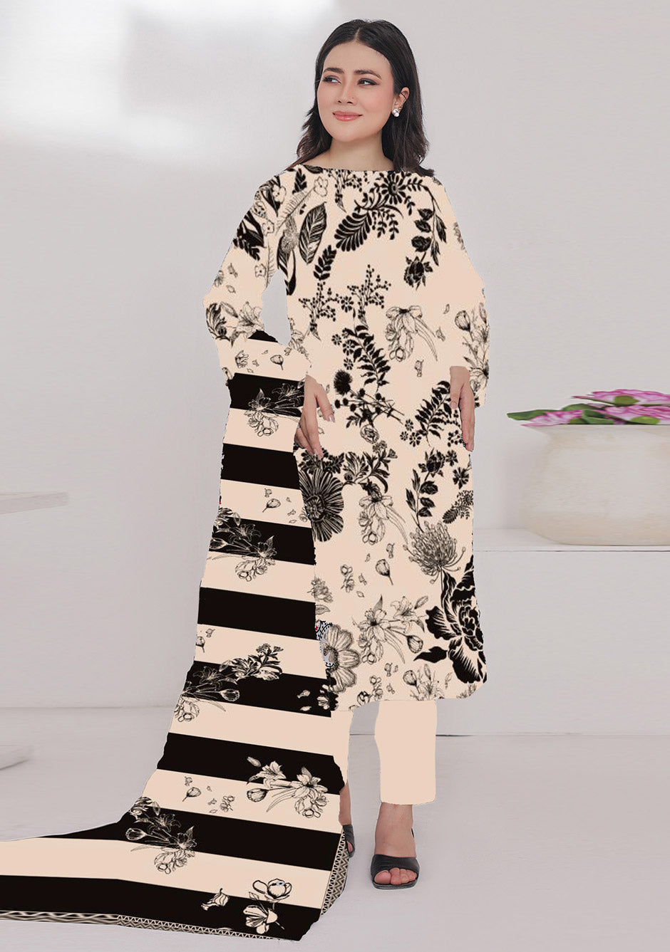 Digital Printed Lawn Collection 2 Piece NG-165