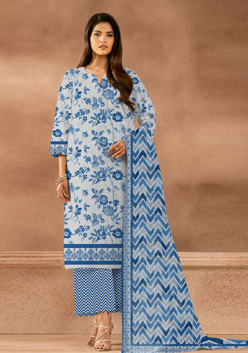 Digital Printed Lawn Collection 3 Piece NG-134